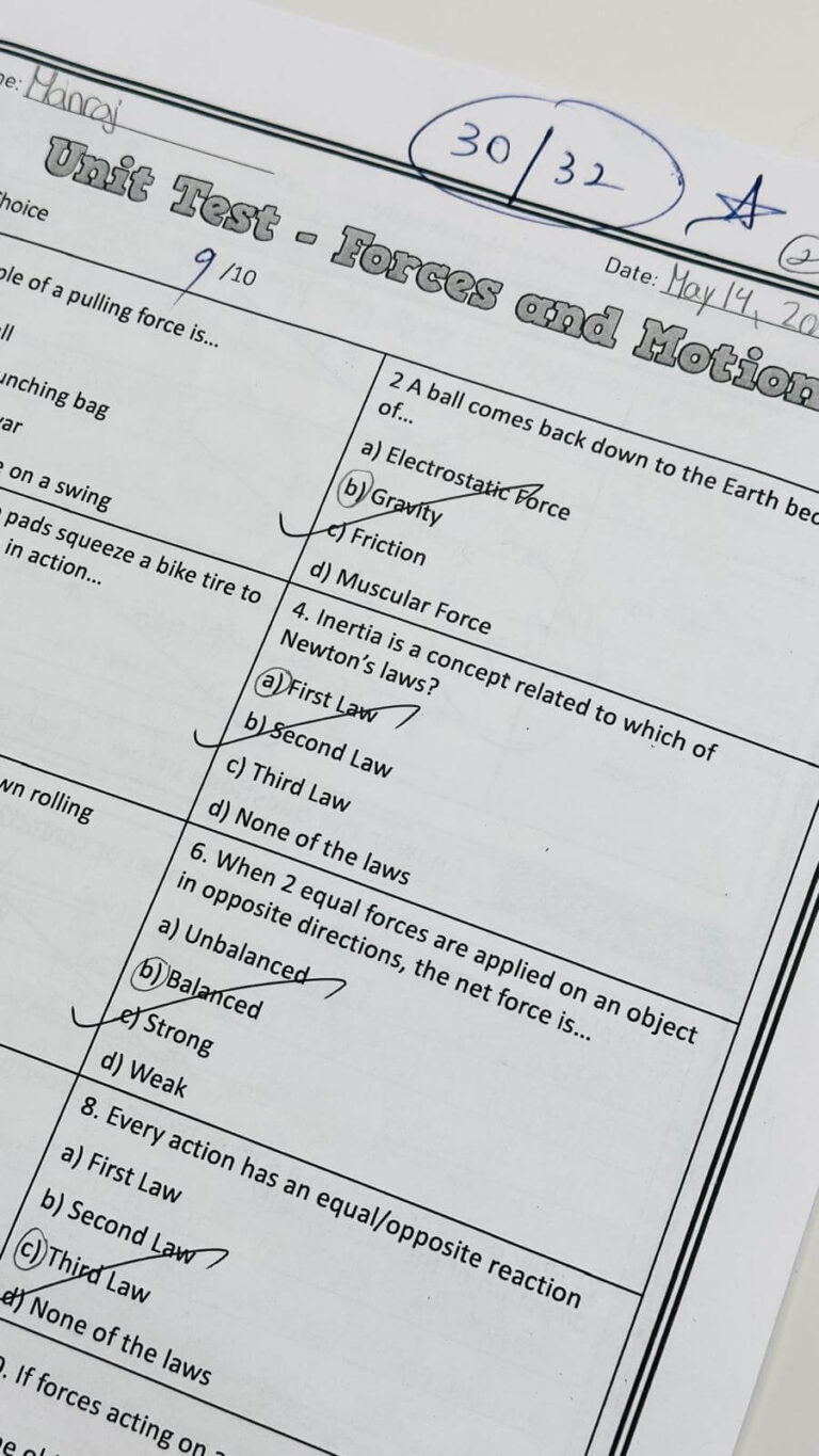 English exam result image